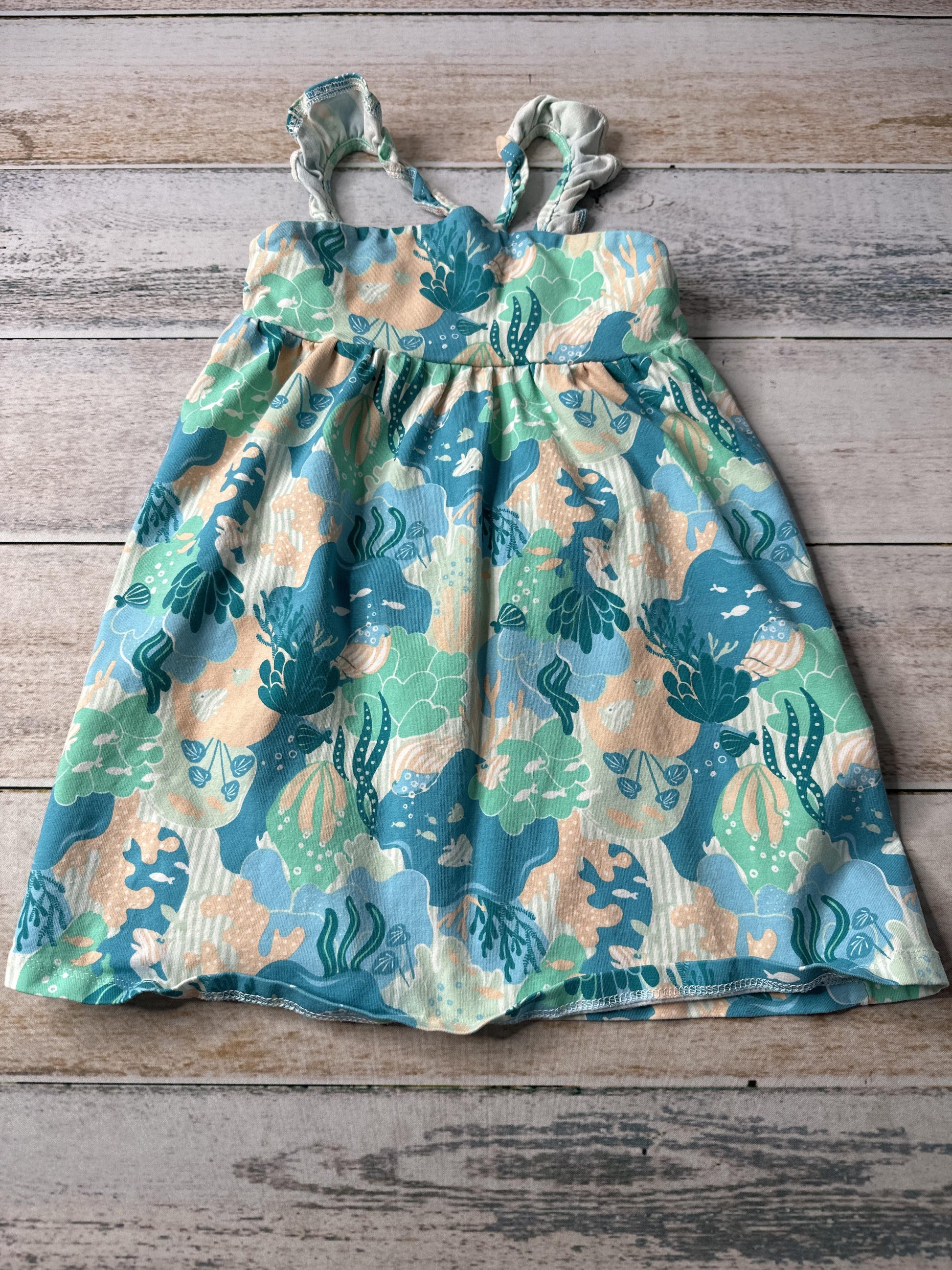 Issac Mizrahi Girls Turquoise | Light Blue Dress Size: 3T Turquoise | Light Blue