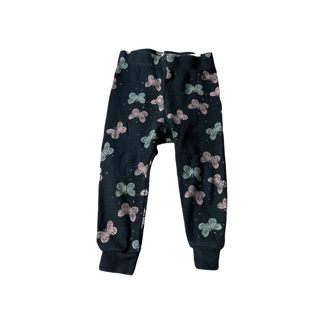 Petit Lemi Girls Turquoise | pink | Black Pajamas Size: 12 months Turquoise | pink | Black
