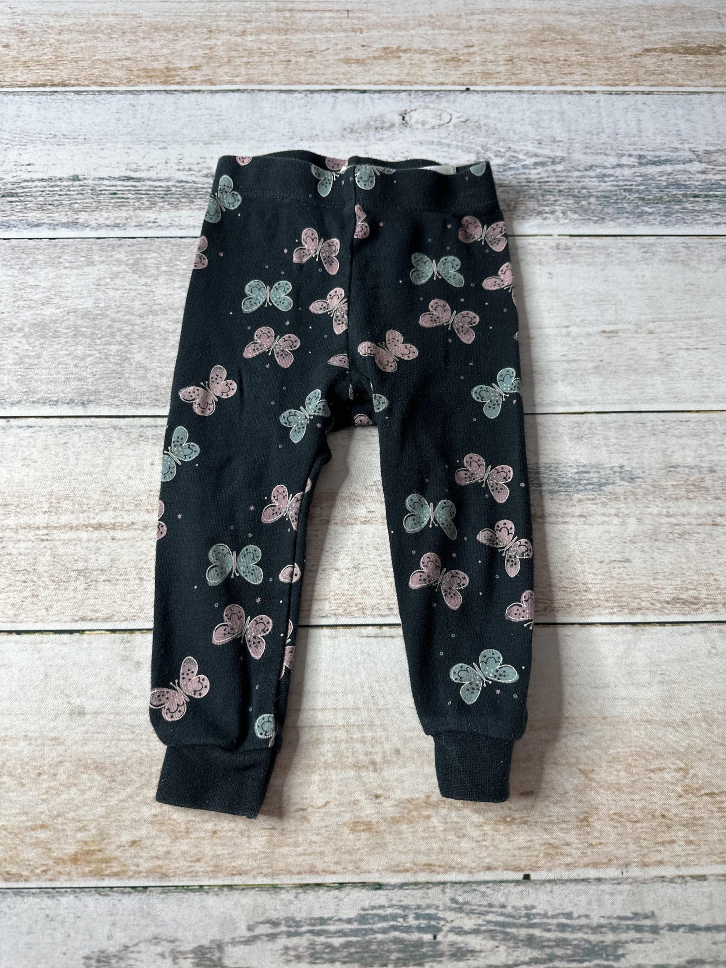 Petit Lemi Girls Turquoise | pink | Black Pajamas Size: 12 months Turquoise | pink | Black