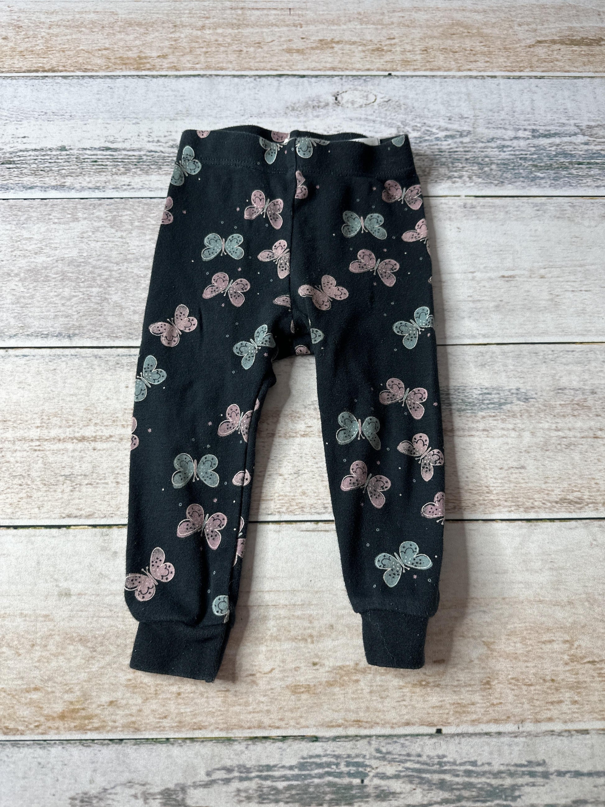 Petit Lemi Girls Turquoise | pink | Black Pajamas Size: 12 months Turquoise | pink | Black
