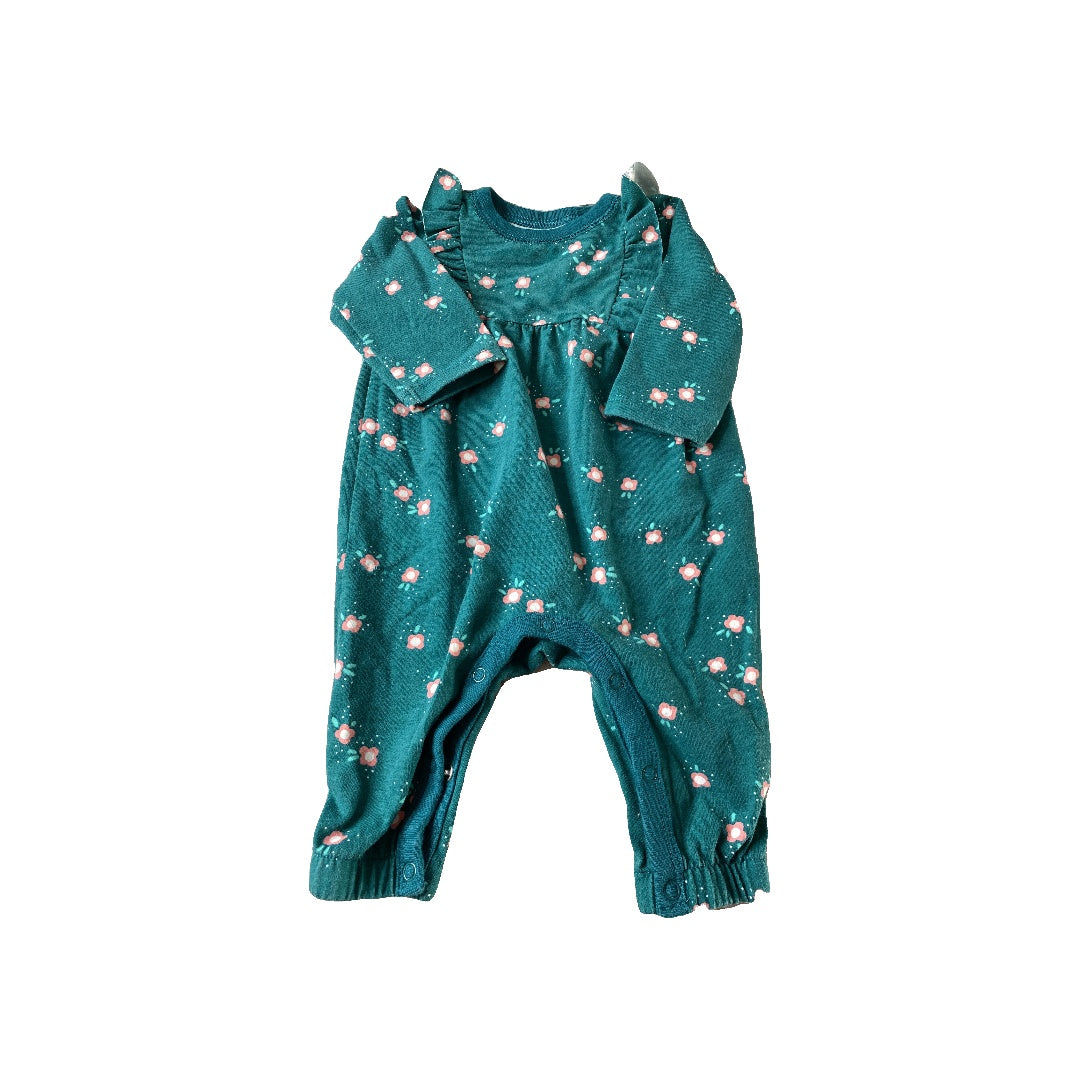 Cat & Jack Girls Turquoise | pink Long Sleeve Outfit Size: 3 months Turquoise | pink