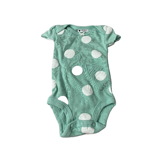 Carters Girls Turquoise | polka dot Onesie Size: Newborn Turquoise | polka dot