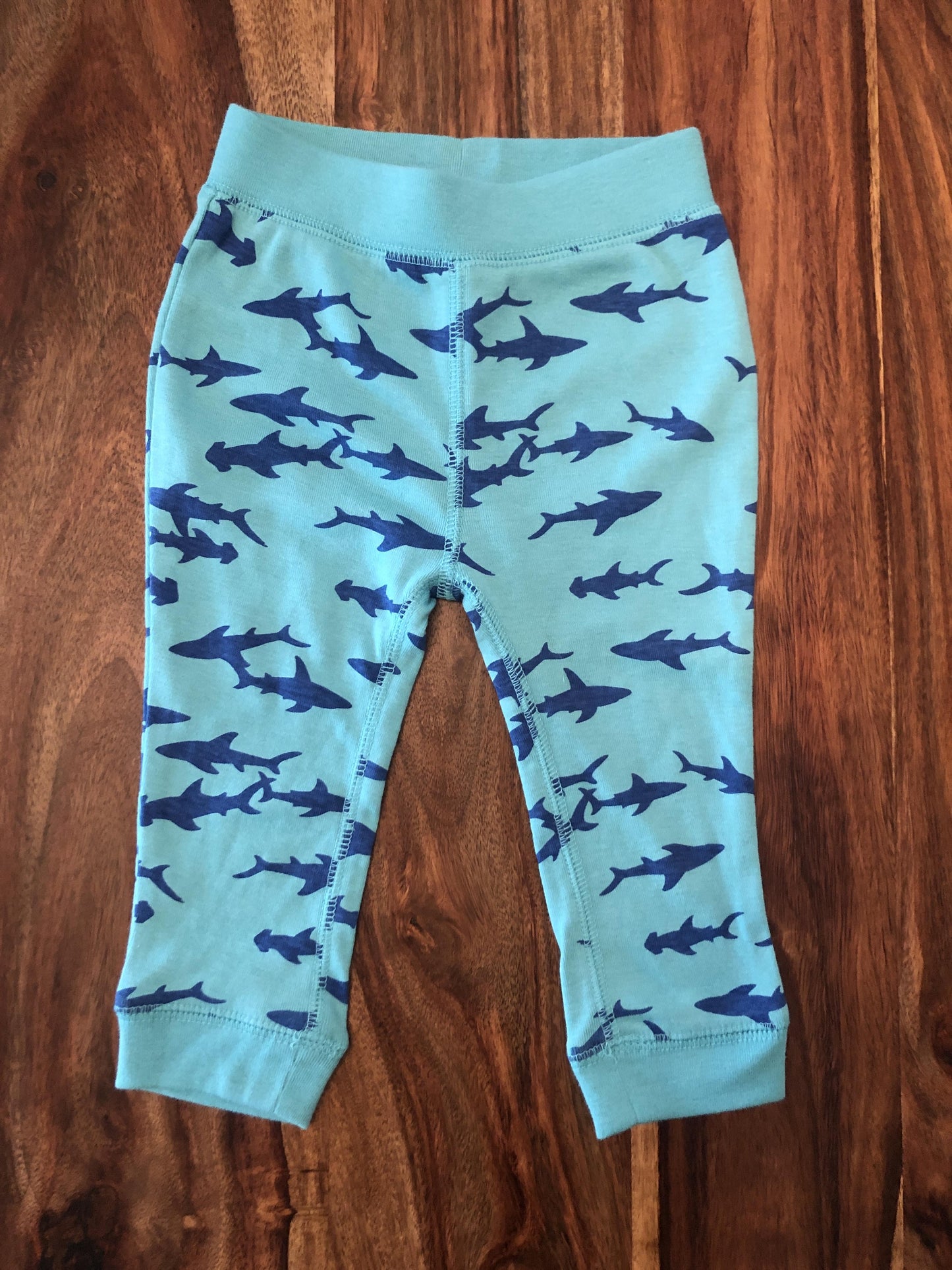 Old Navy Boys Turquoise | Sharks Pants Size: 12-18 months Turquoise | Sharks