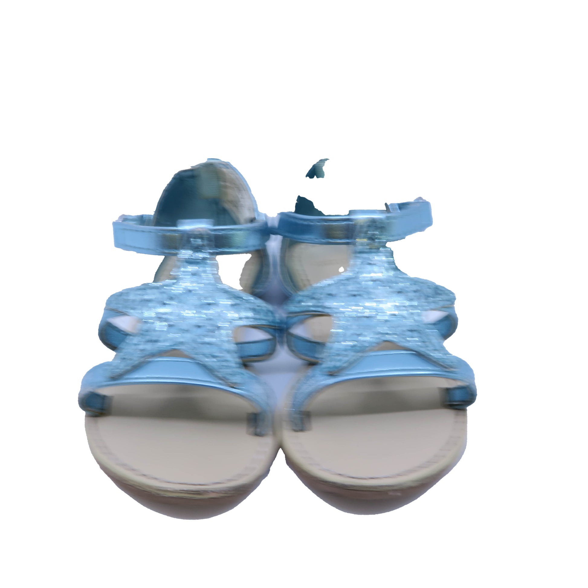 Gymboree Girls Turquoise Sparkle Sandals Size: 6 Toddler Turquoise Sparkle