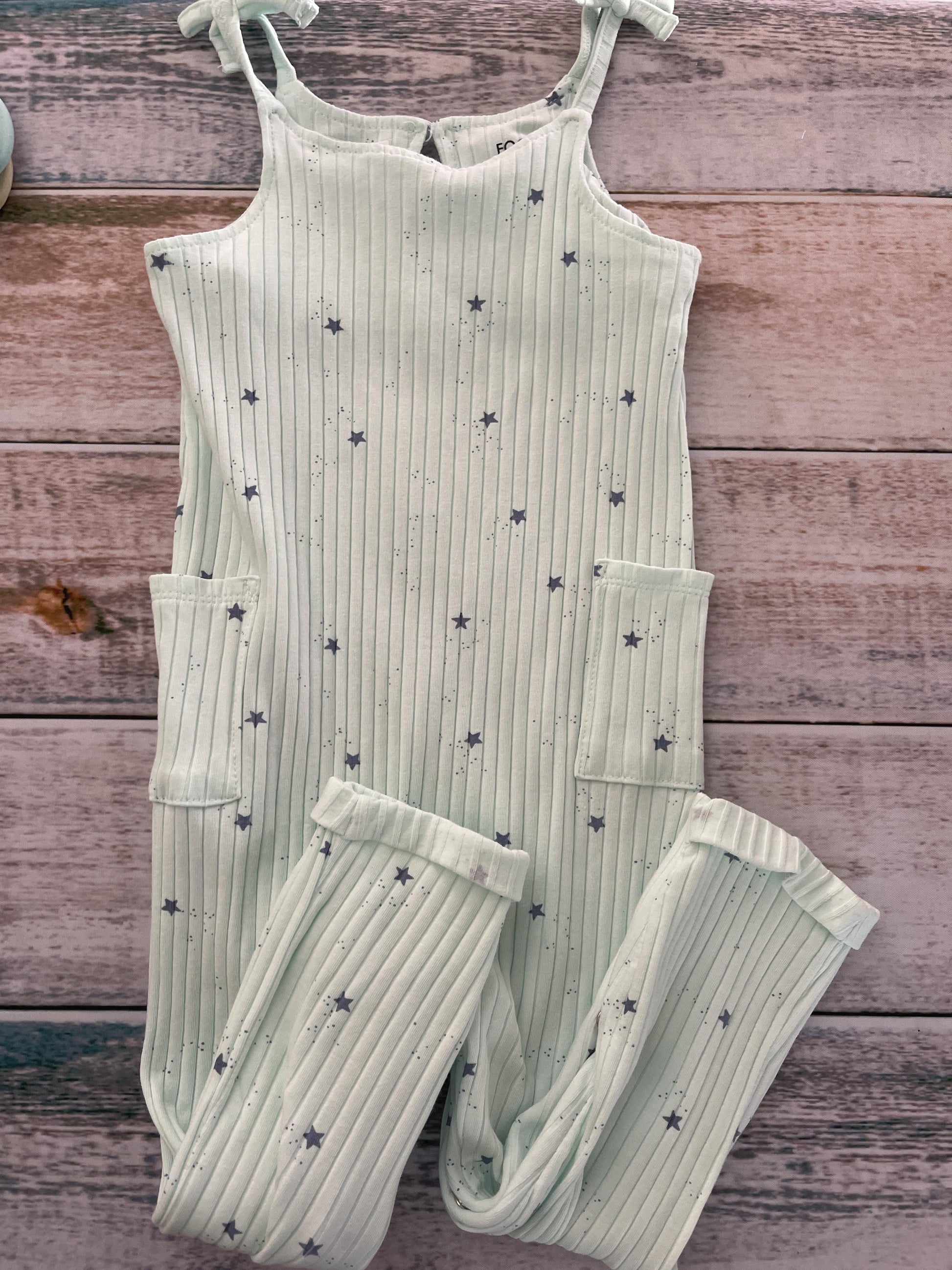 Focus Girls Turquoise | Stars Romper Size: 24 months Turquoise | Stars