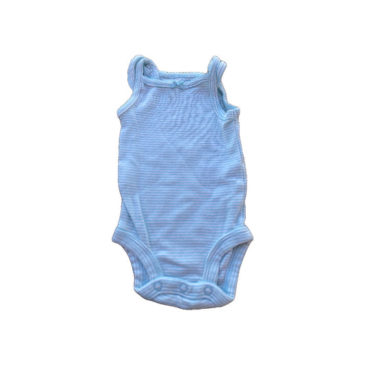 Carters Girls Turquoise | White | Striped Onesie Size: Newborn Turquoise | White | Striped