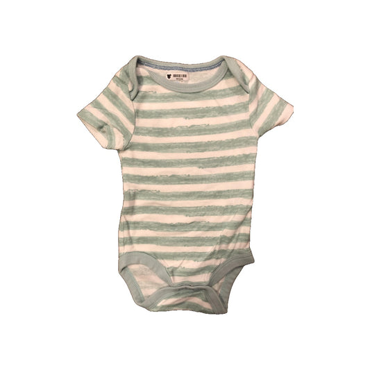 Cloud Island Boys Turquoise | White | Striped Onesie Size: 3-6 months Turquoise | White | Striped