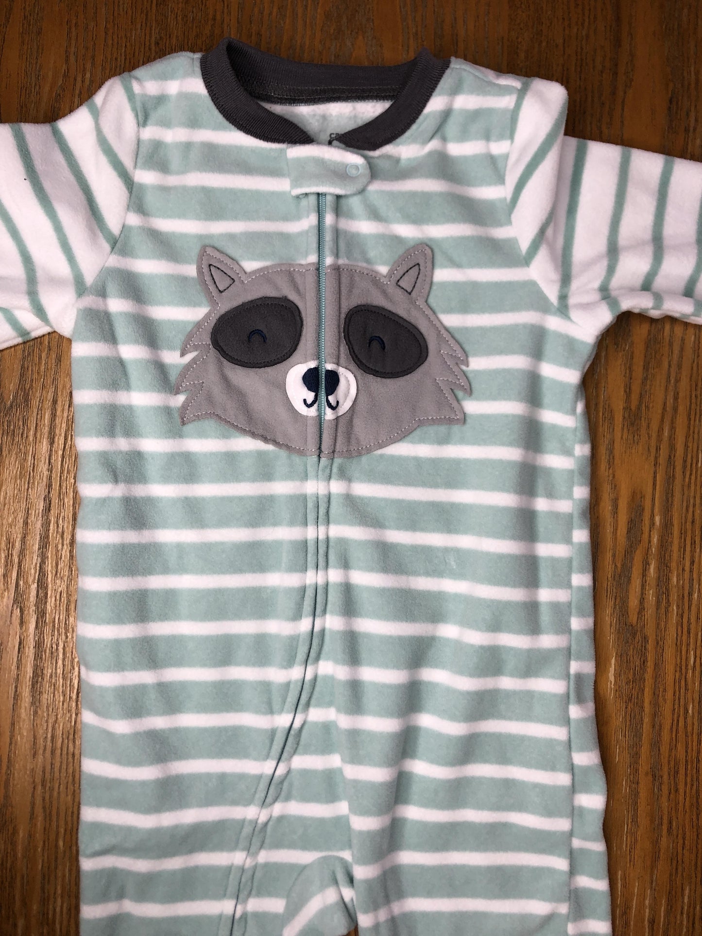 Carters Unisex Turquoise | White | Striped Pajamas Size: 18 months Turquoise | White | Striped