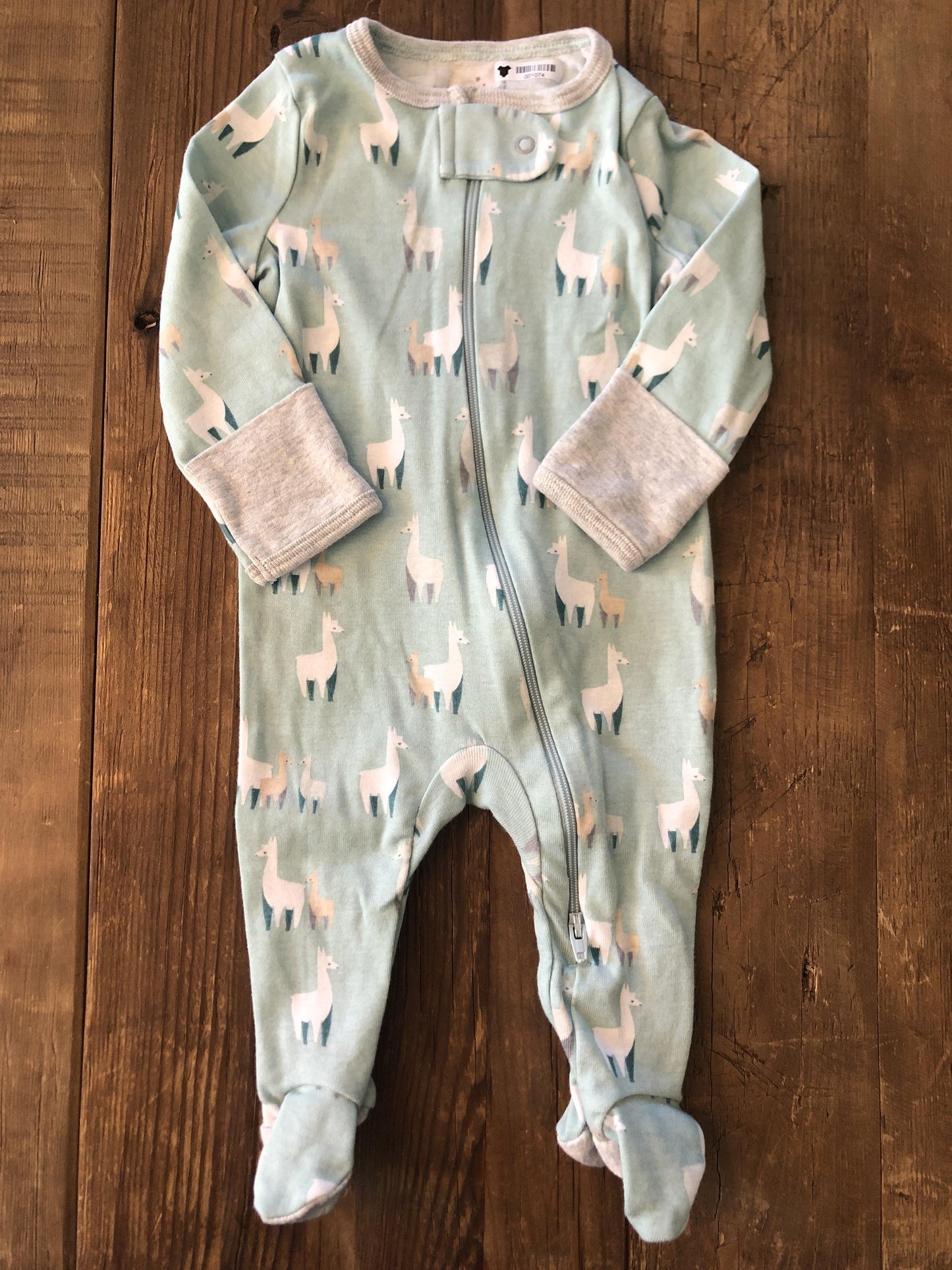 Cloud Island Girls Turquoise | White Pajamas Size: 0-3 months Turquoise | White