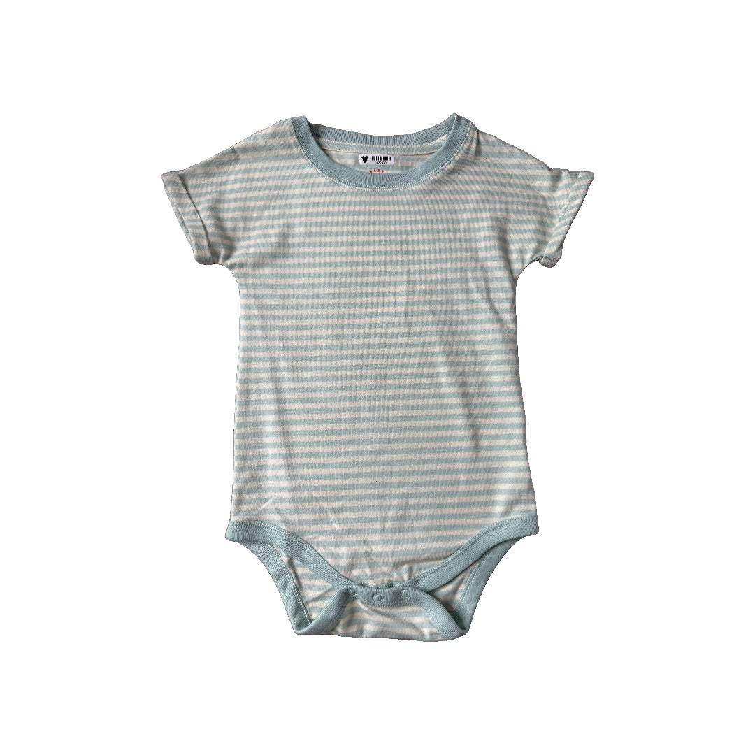 Cat & Jack Girls Turquoise | White Onesie Size: 18 months Turquoise | White