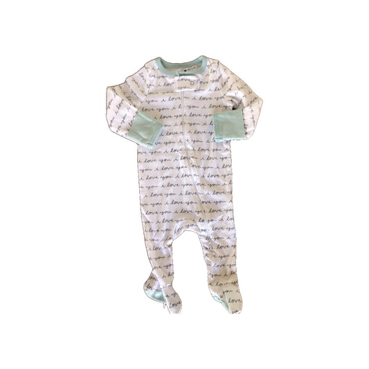 Cloud Island Girls Turquoise | White Pajamas Size: 0-3 months Turquoise | White