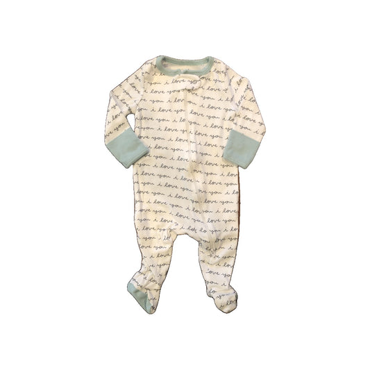 Cloud Island Girls Turquoise | White Pajamas Size: 0-3 months Turquoise | White