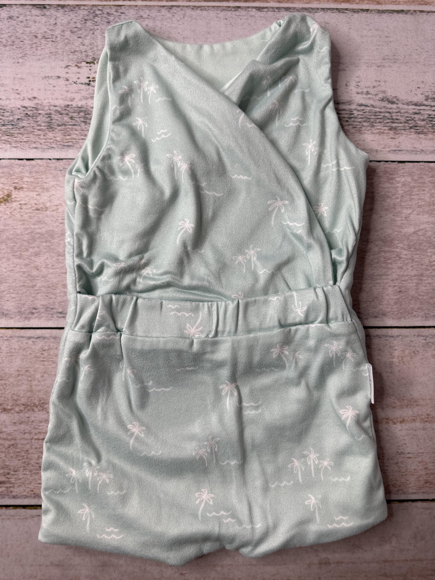 Mama Coco Unisex Turquoise | White Romper Size: 3-6 months Turquoise | White
