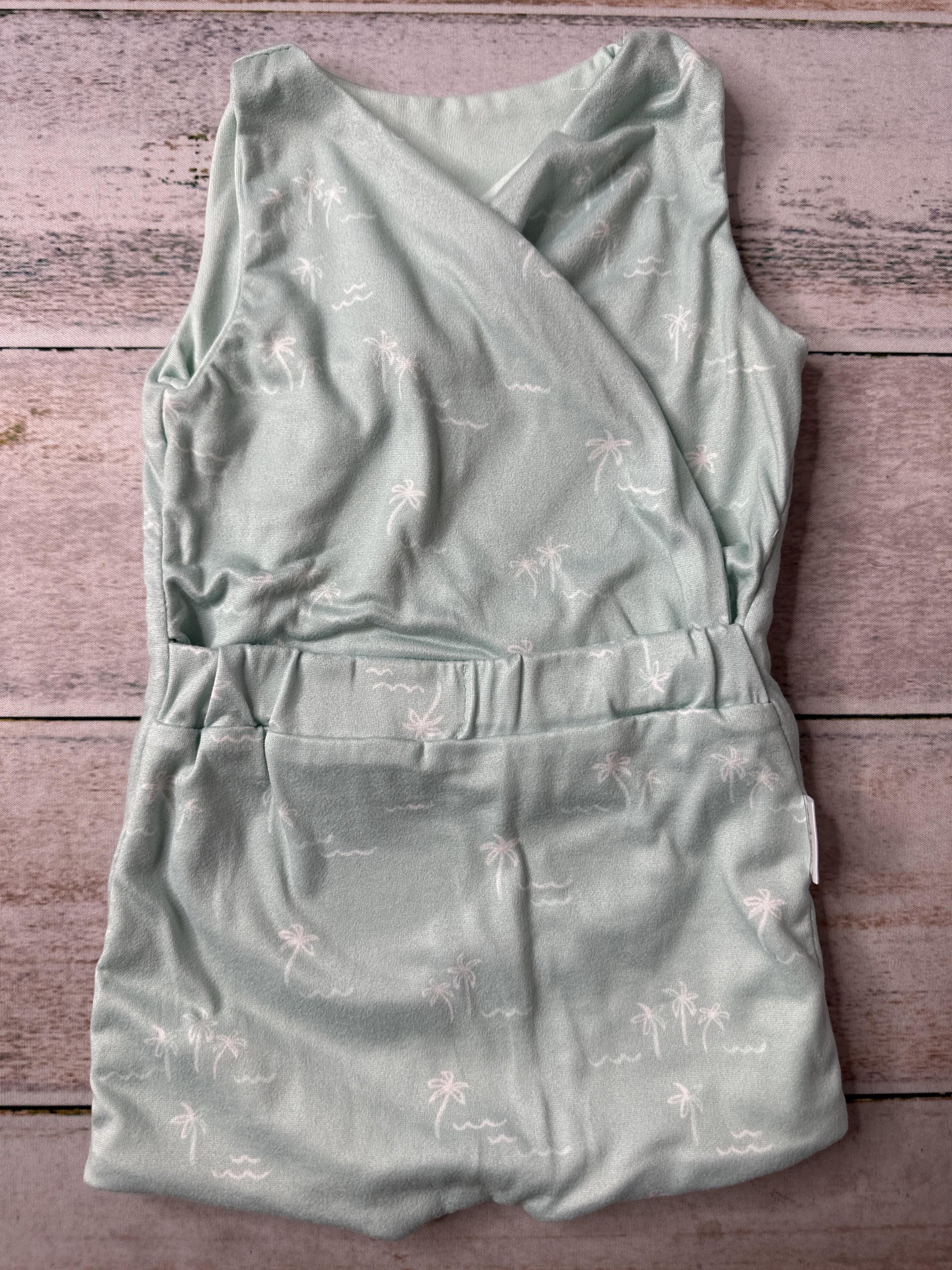 Mama Coco Unisex Turquoise | White Romper Size: 3-6 months Turquoise | White