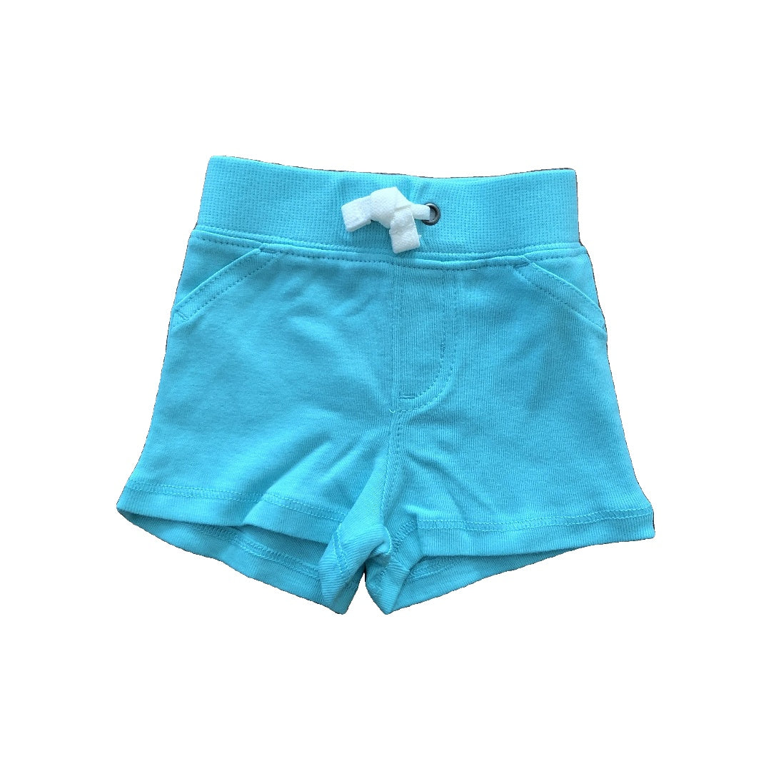 Carters Girls Turquoise Shorts Size: Newborn Turquoise
