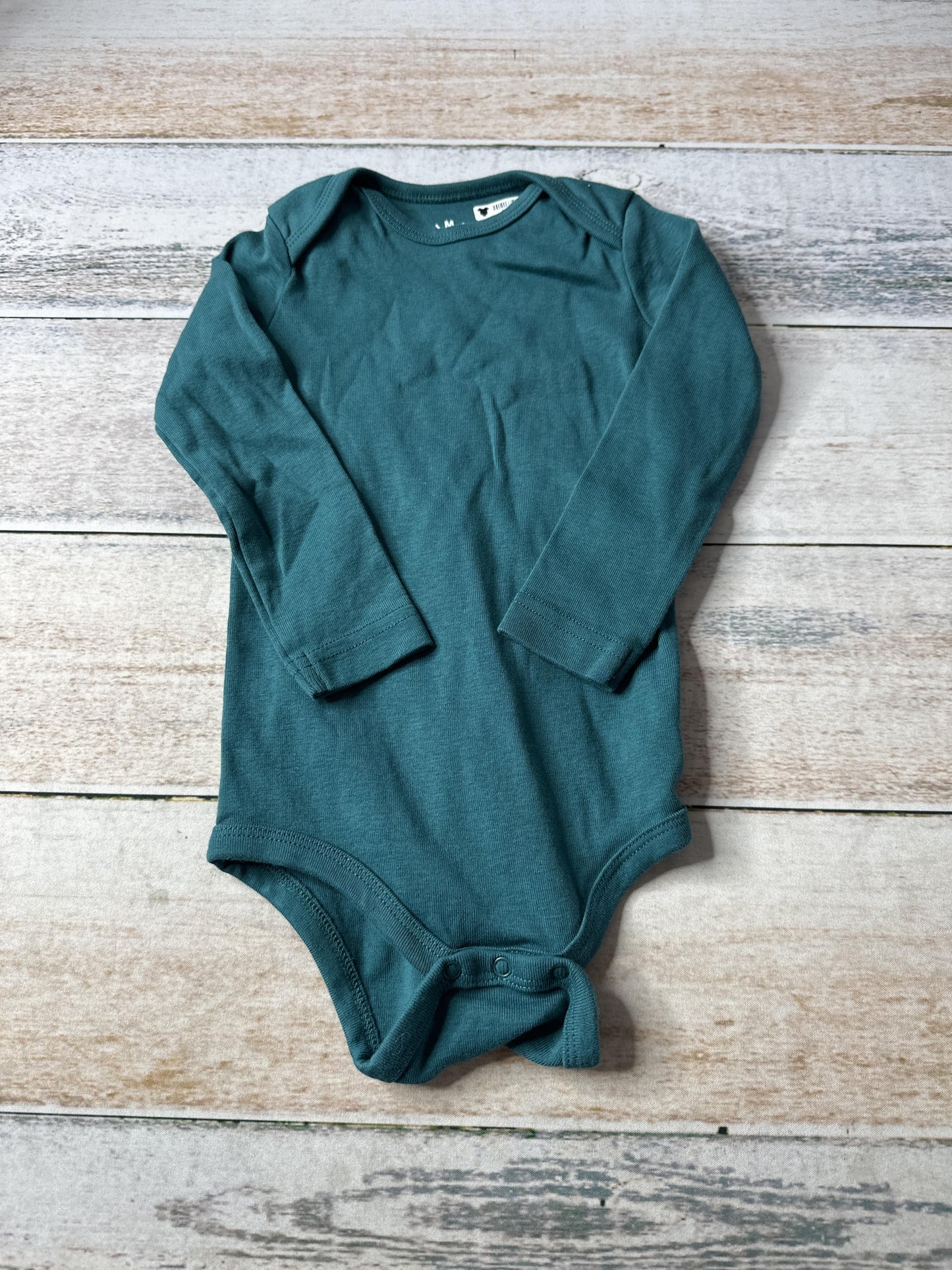Primary Unisex Turquoise Onesie Size: 18 months Turquoise
