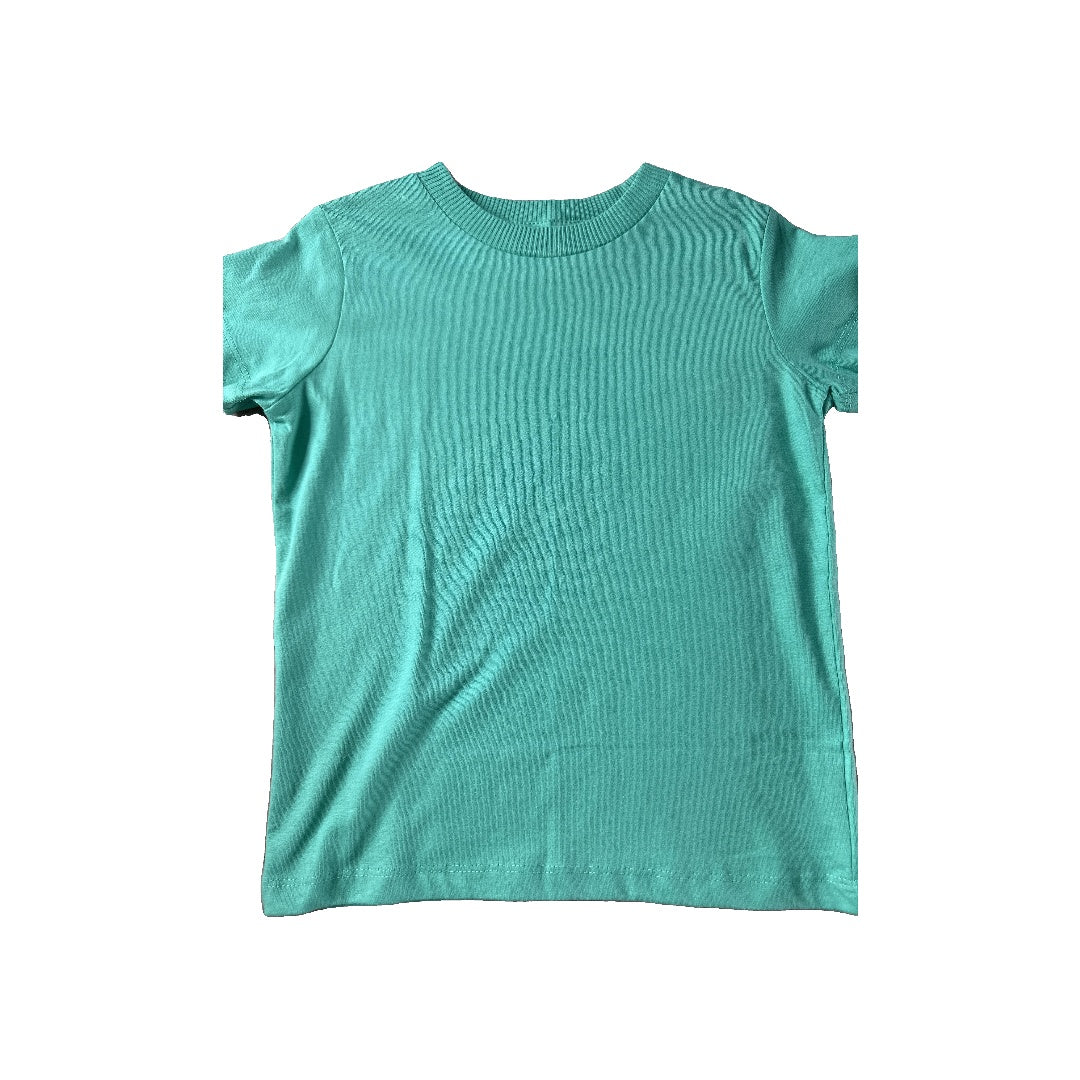 Mightly Unisex Turquoise T-Shirt Size: 4T Turquoise