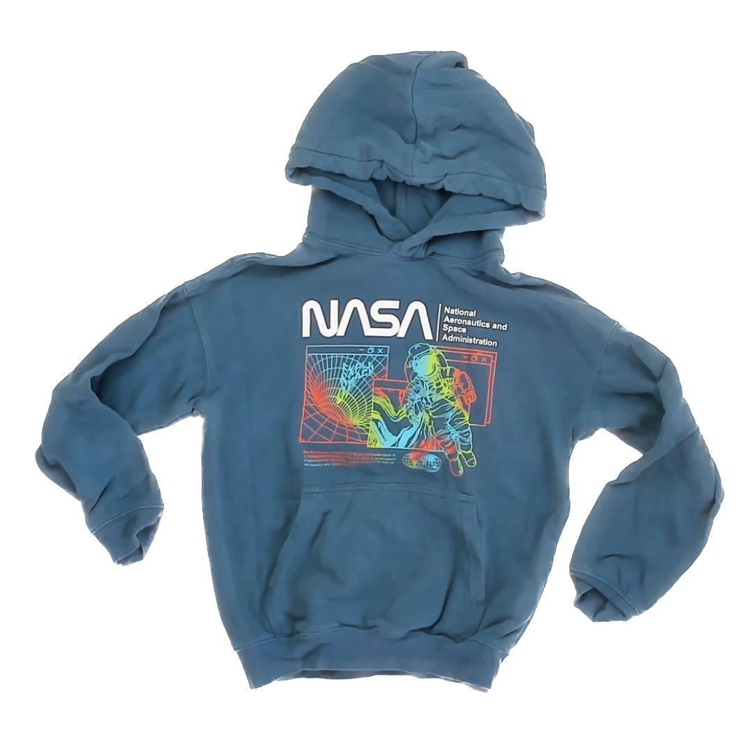 H&M Boys Turquoise Hoodie Size: 8-10 Years Turquoise