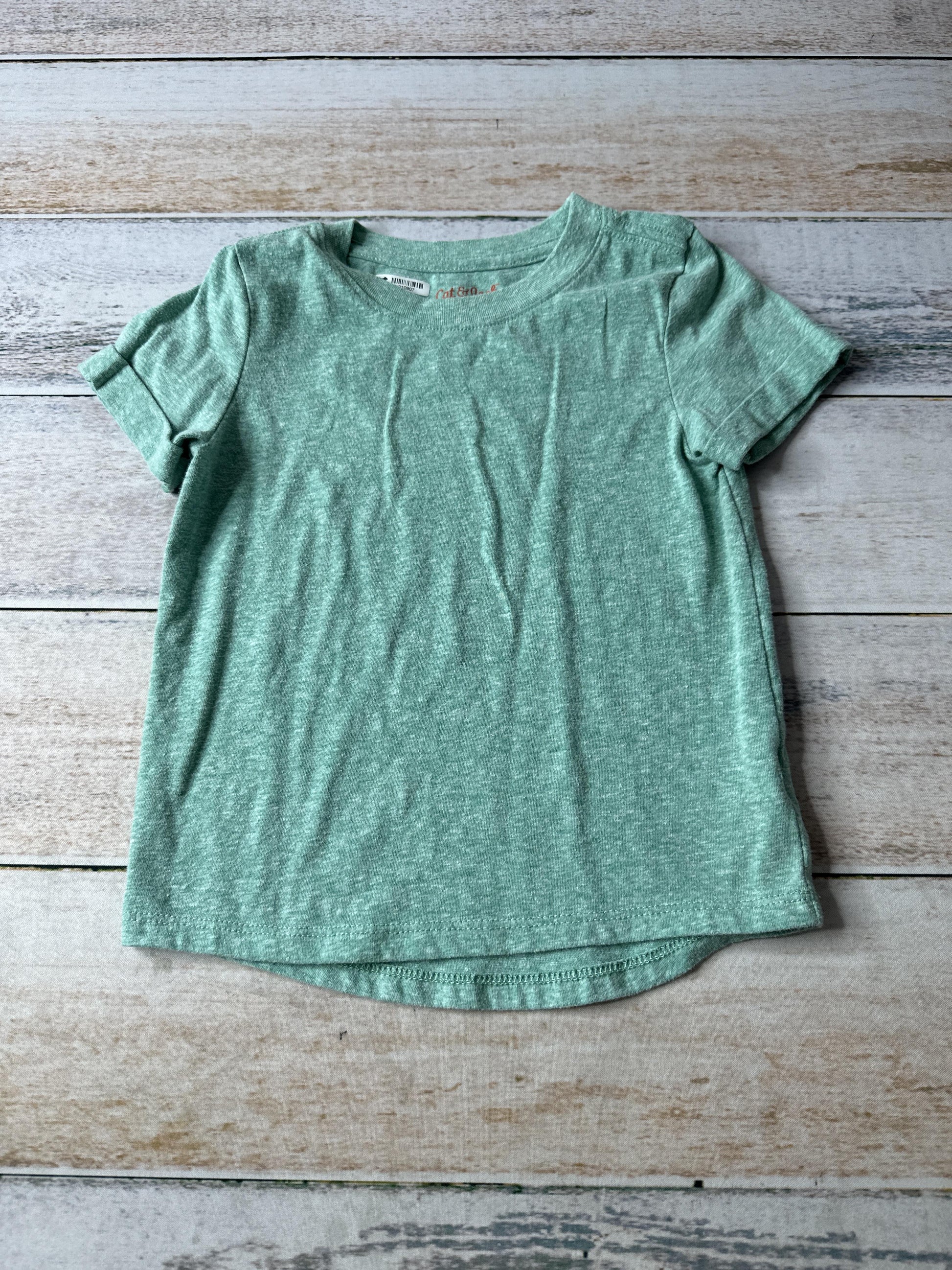 Cat & Jack Unisex Turquoise T-Shirt Size: 3T Turquoise