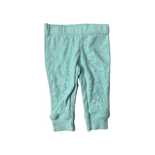 Leveret Girls Turquoise Pants Size: 0-3 months Turquoise