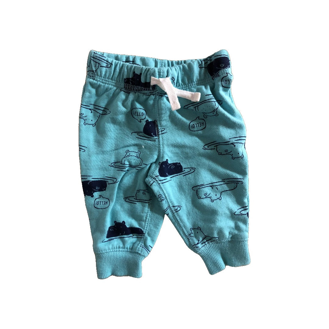Carters Boys Turquoise Pants Size: 3 months Turquoise
