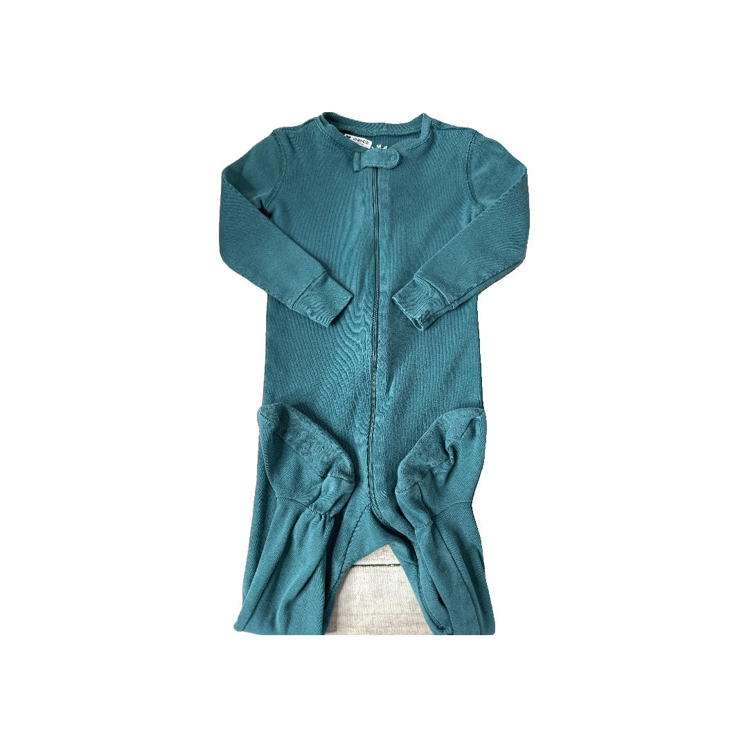 Primary Unisex Turquoise Pajamas Size: 12-18 months Turquoise