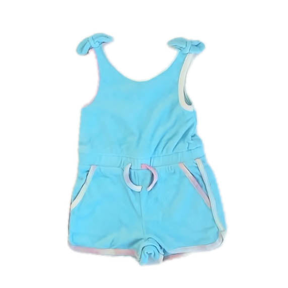 Splendid Girls Turquoise Romper Size: 6-12 Months Turquoise
