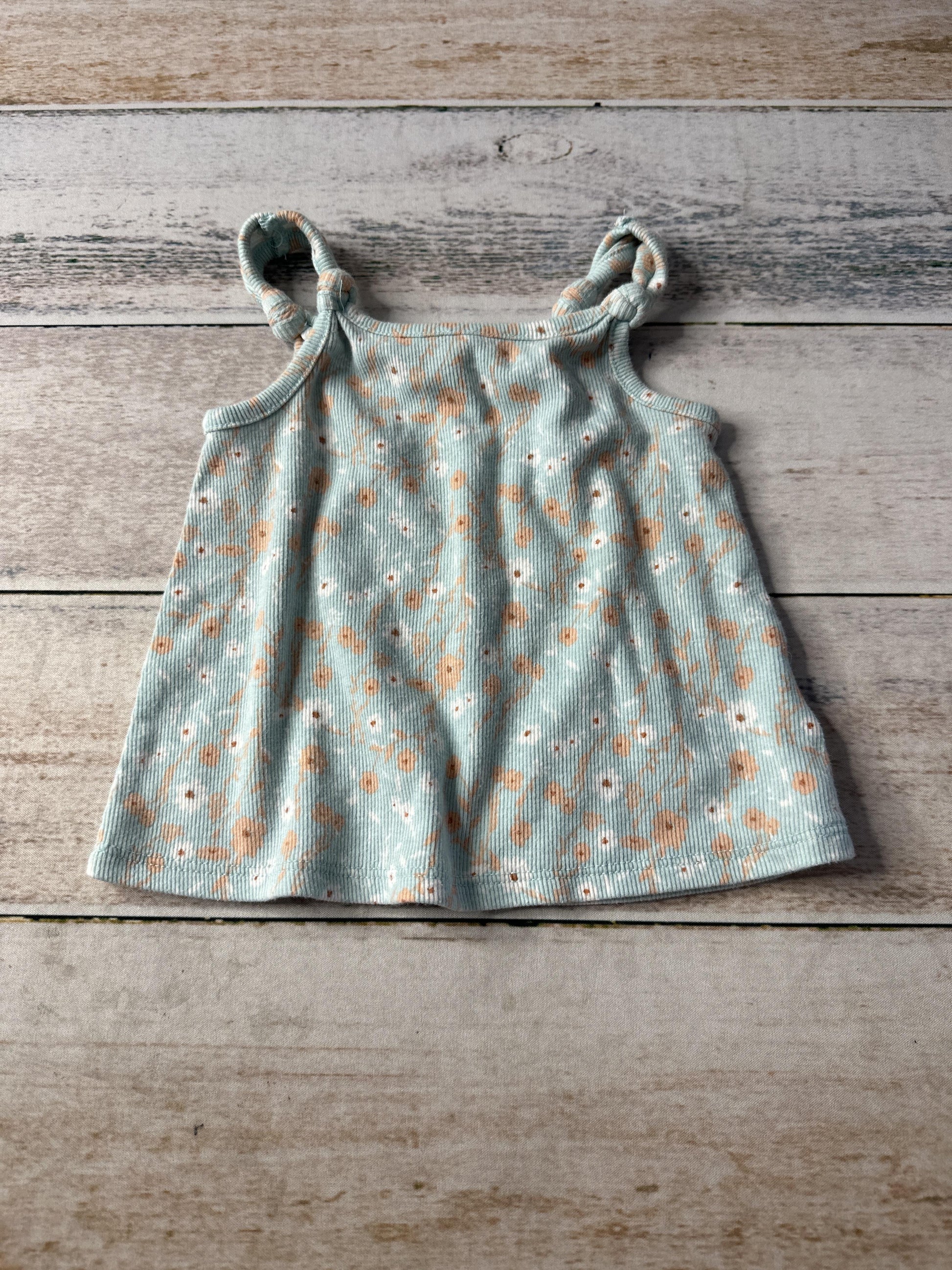 Art Class Girls Turquoise Tank Top Size: 12 months Turquoise