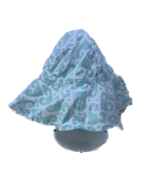 Unknown Girls Turquoise Sun Hat Size: 0-12 Months Turquoise