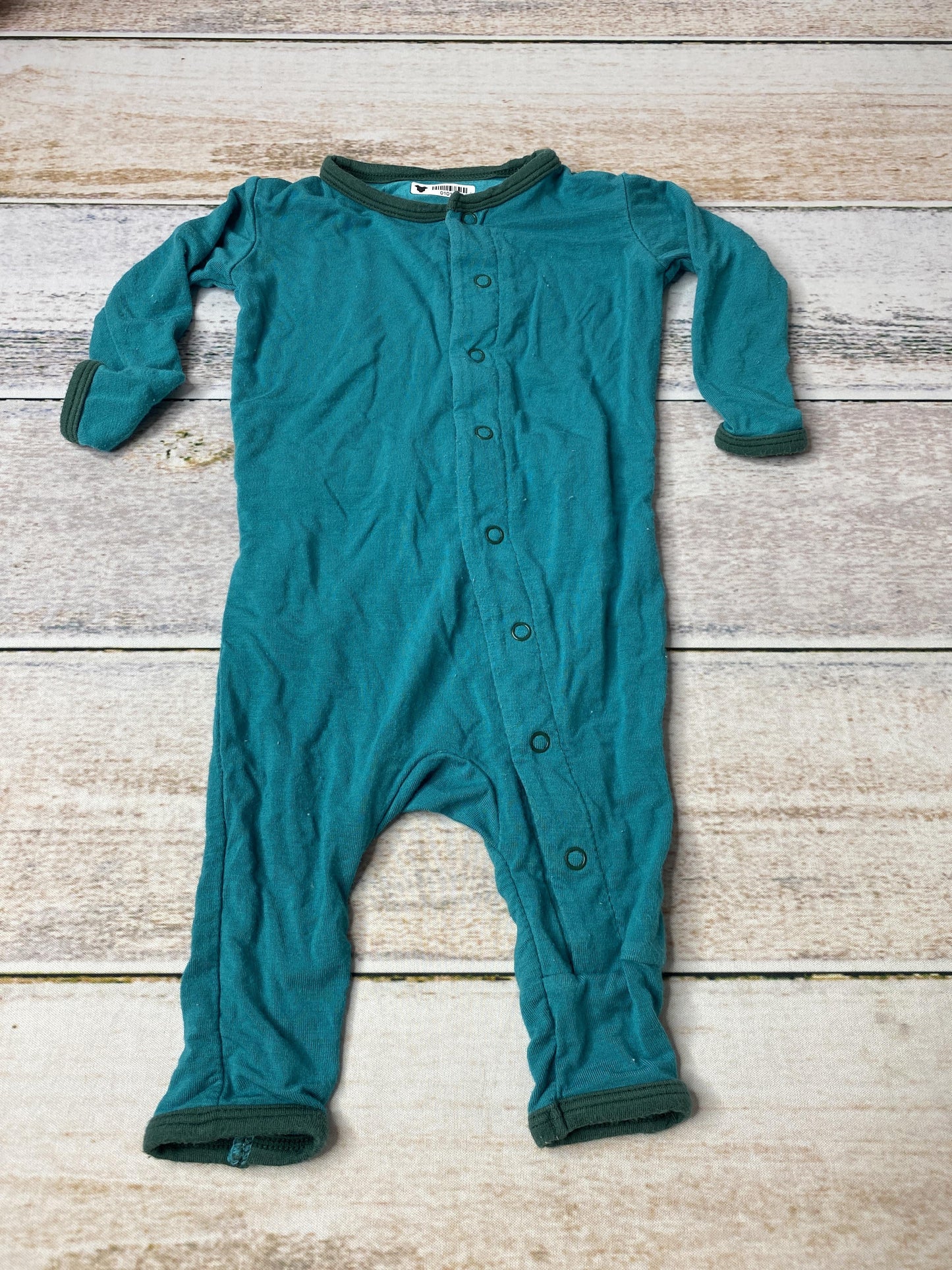 KicKee Pants Unisex Turquoise Pajamas Size: Newborn Turquoise