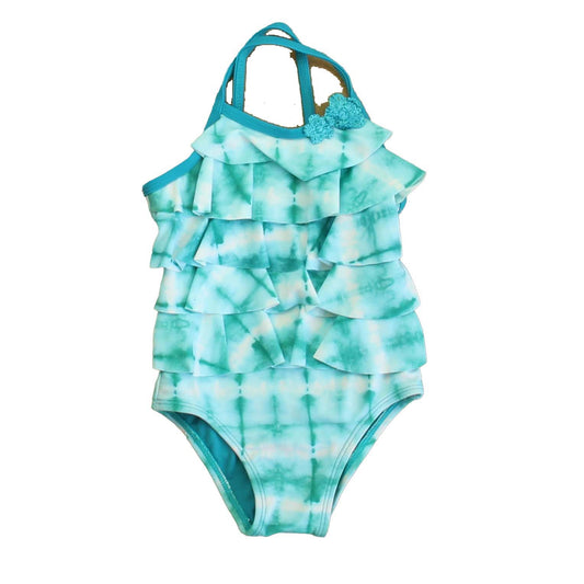 Calypso for Target Girls Turquoise 1-piece Swimsuit Size: 12 Months Turquoise