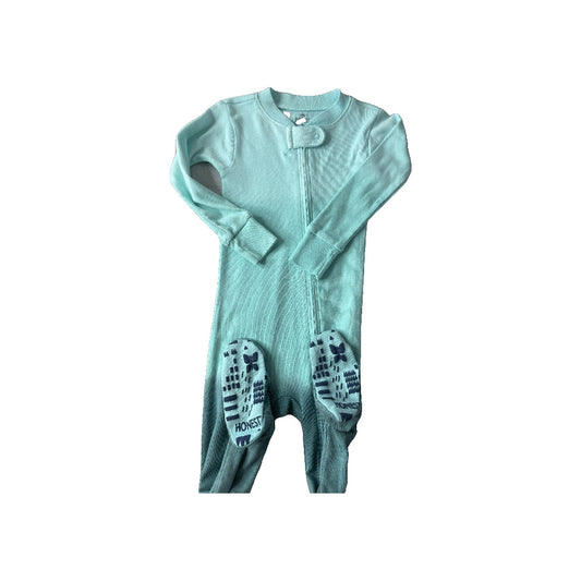 Honest co Unisex Turquoise Pajamas Size: 18 months Turquoise