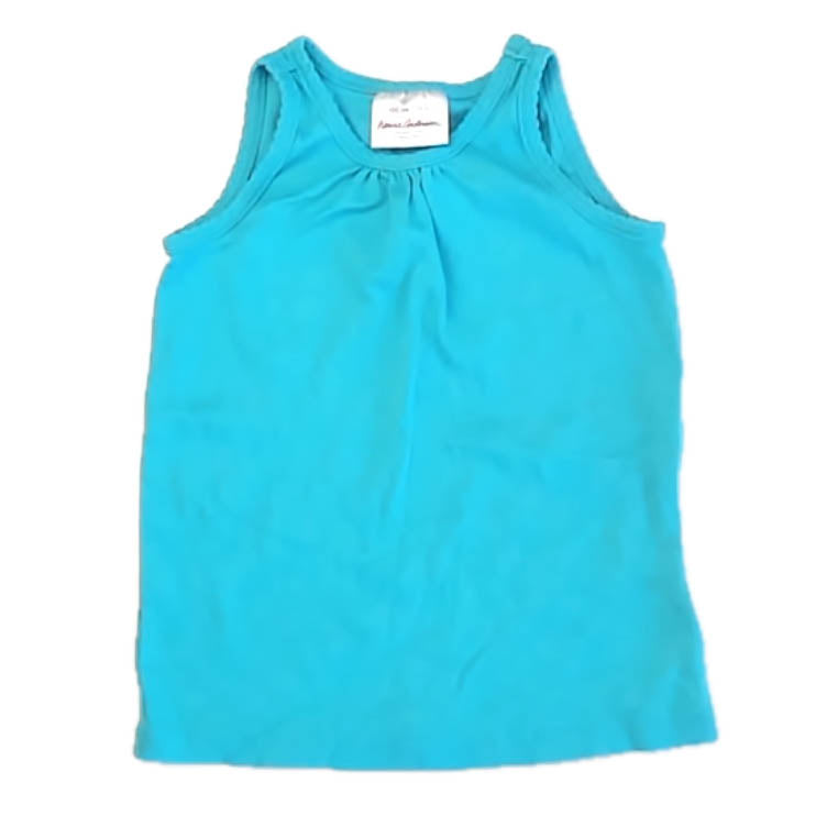 Hanna Andersson Girls Turquoise Tank Top Size: 4T Turquoise
