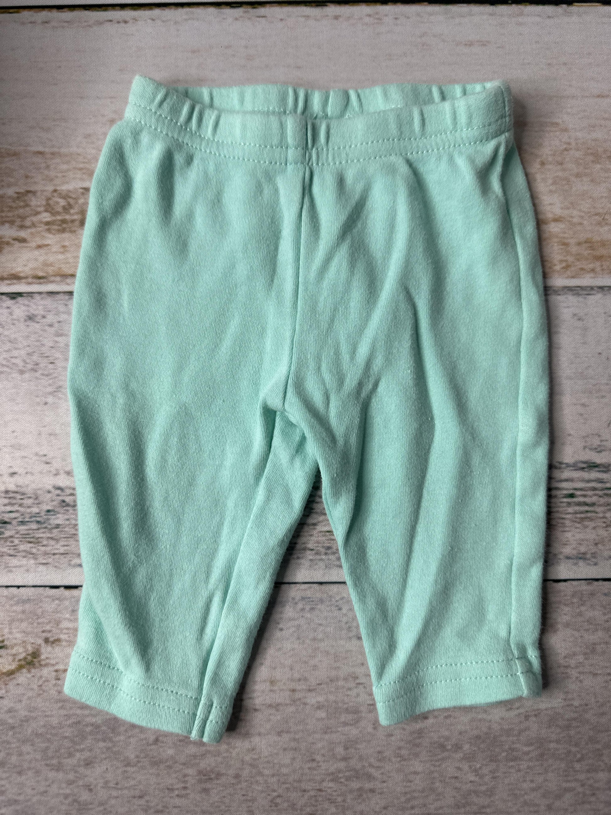 Carters Unisex Turquoise Pants Size: Newborn Turquoise