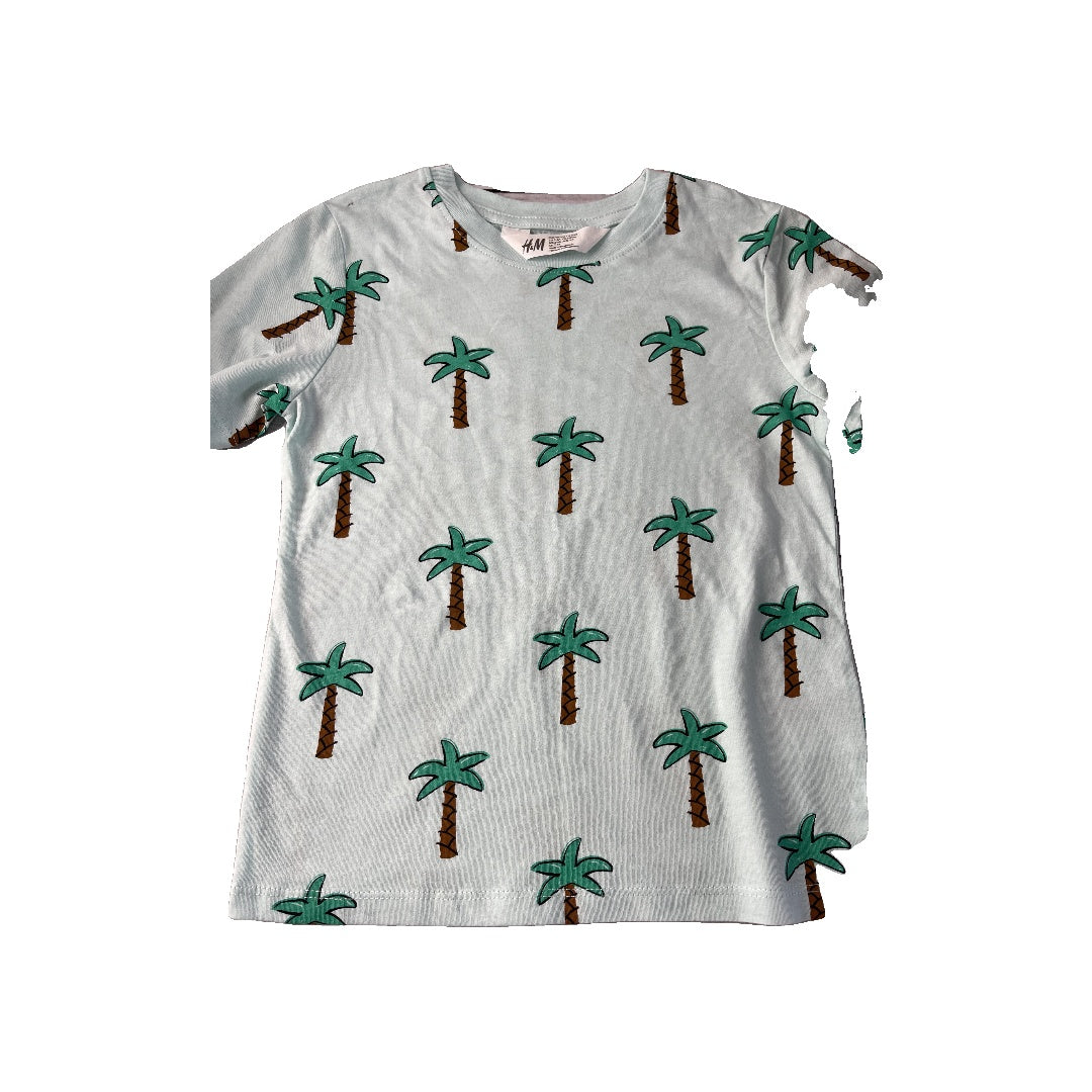 H&M Unisex Turquoise T-Shirt Size: 3T Turquoise