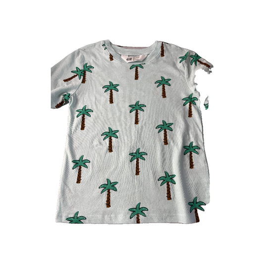 H&M Unisex Turquoise T-Shirt Size: 3T Turquoise