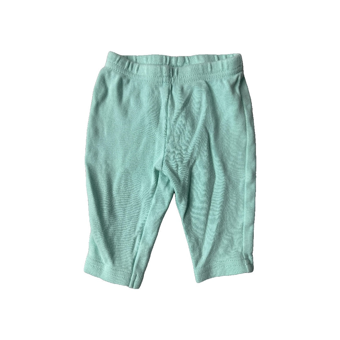 Carters Unisex Turquoise Pants Size: Newborn Turquoise