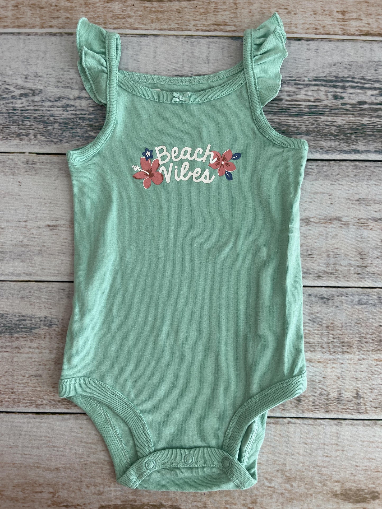 Carters Girls Turquoise Tank Top Size: 12 months Turquoise