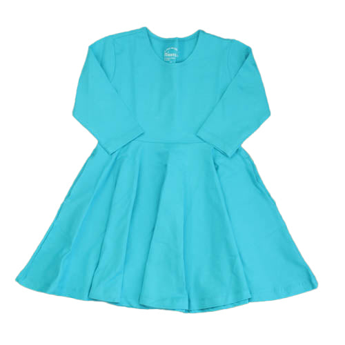 Mightly Girls Turquoise Dress Size: 4T Turquoise