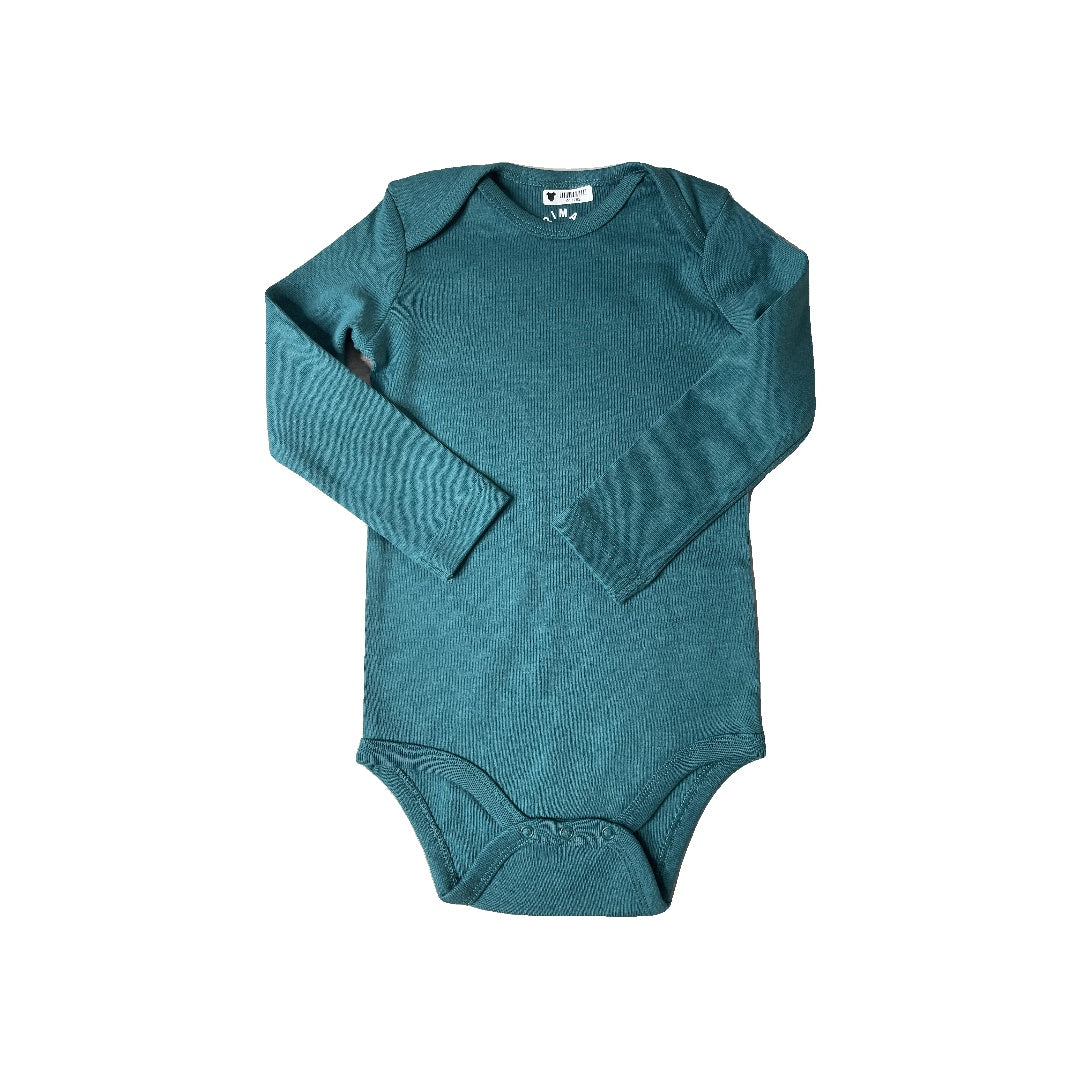 Primary Unisex Turquoise Onesie Size: 12-18 months Turquoise