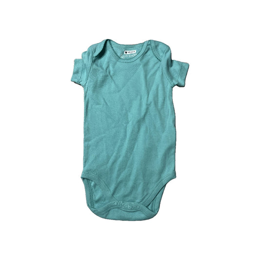 Mac & Moon Unisex Turquoise Onesie Size: 18 months Turquoise