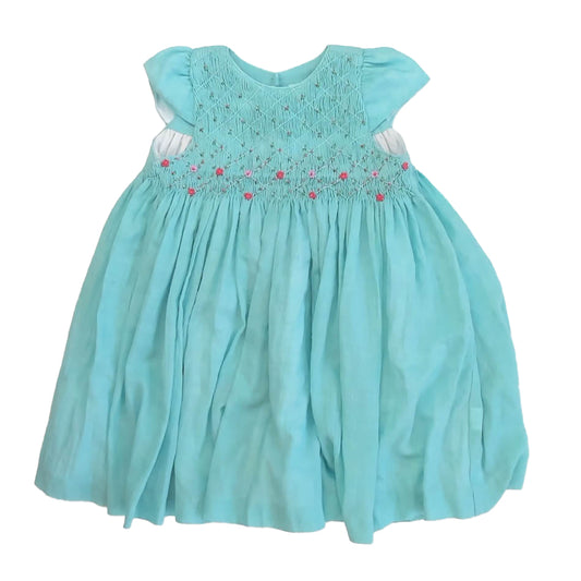 Lvli & Me Girls Turquoise Dress Size: 4T Turquoise
