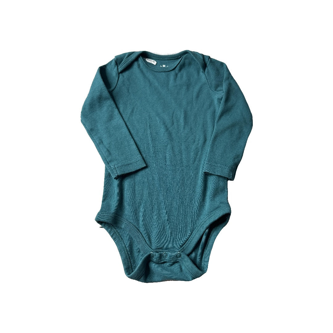 Primary Boys Turquoise Onesie Size: 12-18 months Turquoise