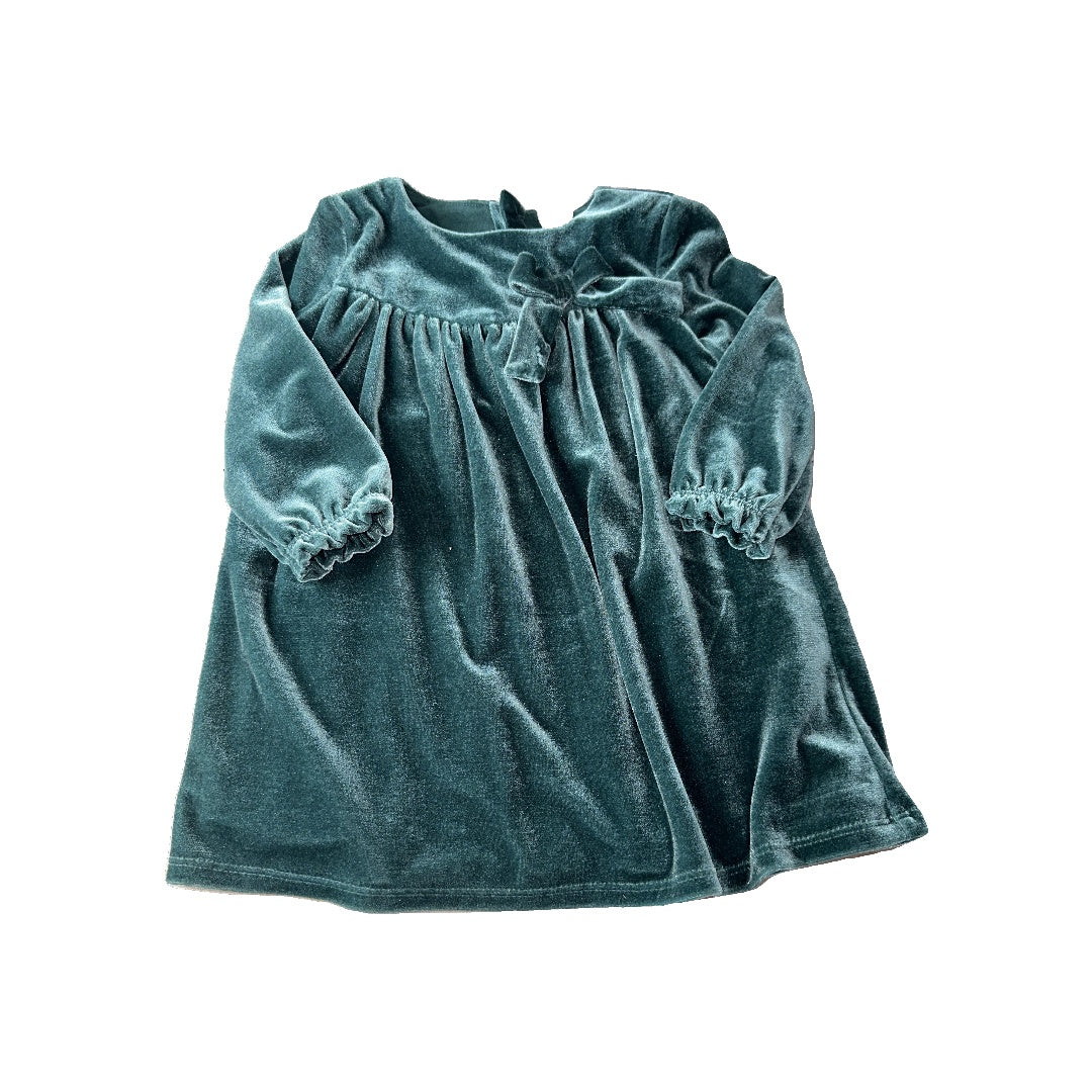 Carters Girls Turquoise Dress Size: 18 months Turquoise