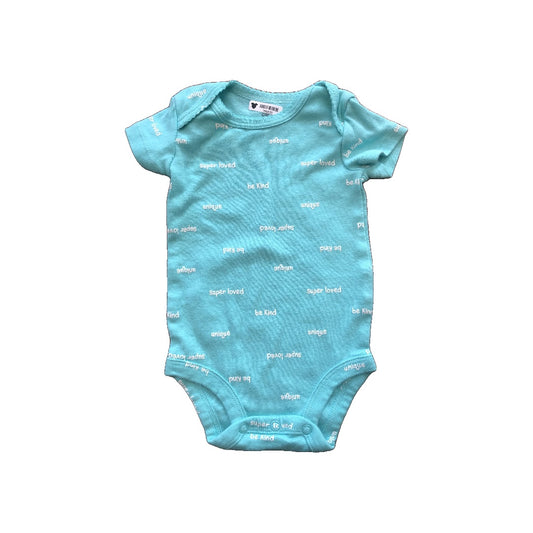 Carters Girls Turquoise Onesie Size: 3 months Turquoise