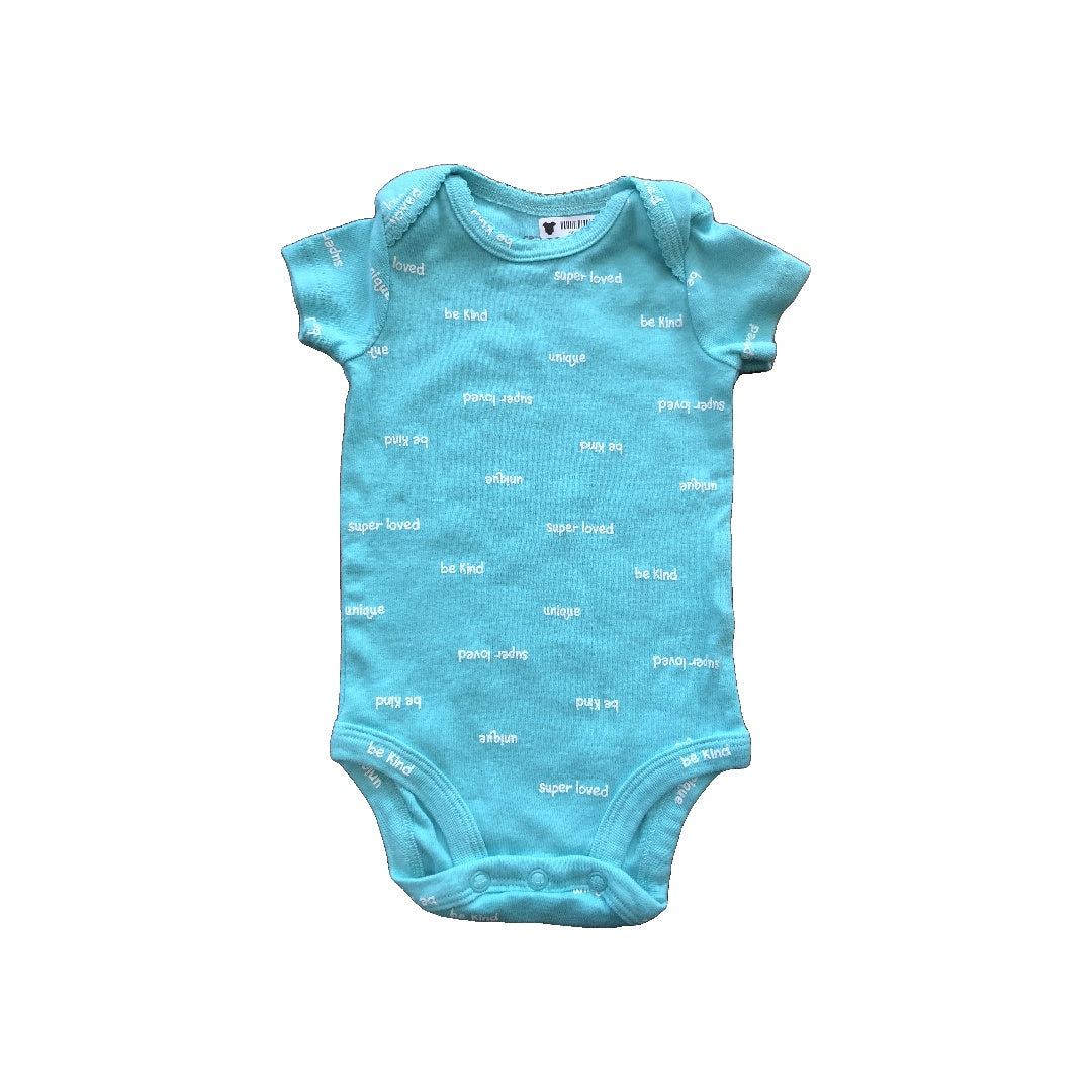 Carters Girls Turquoise Onesie Size: 3 months Turquoise