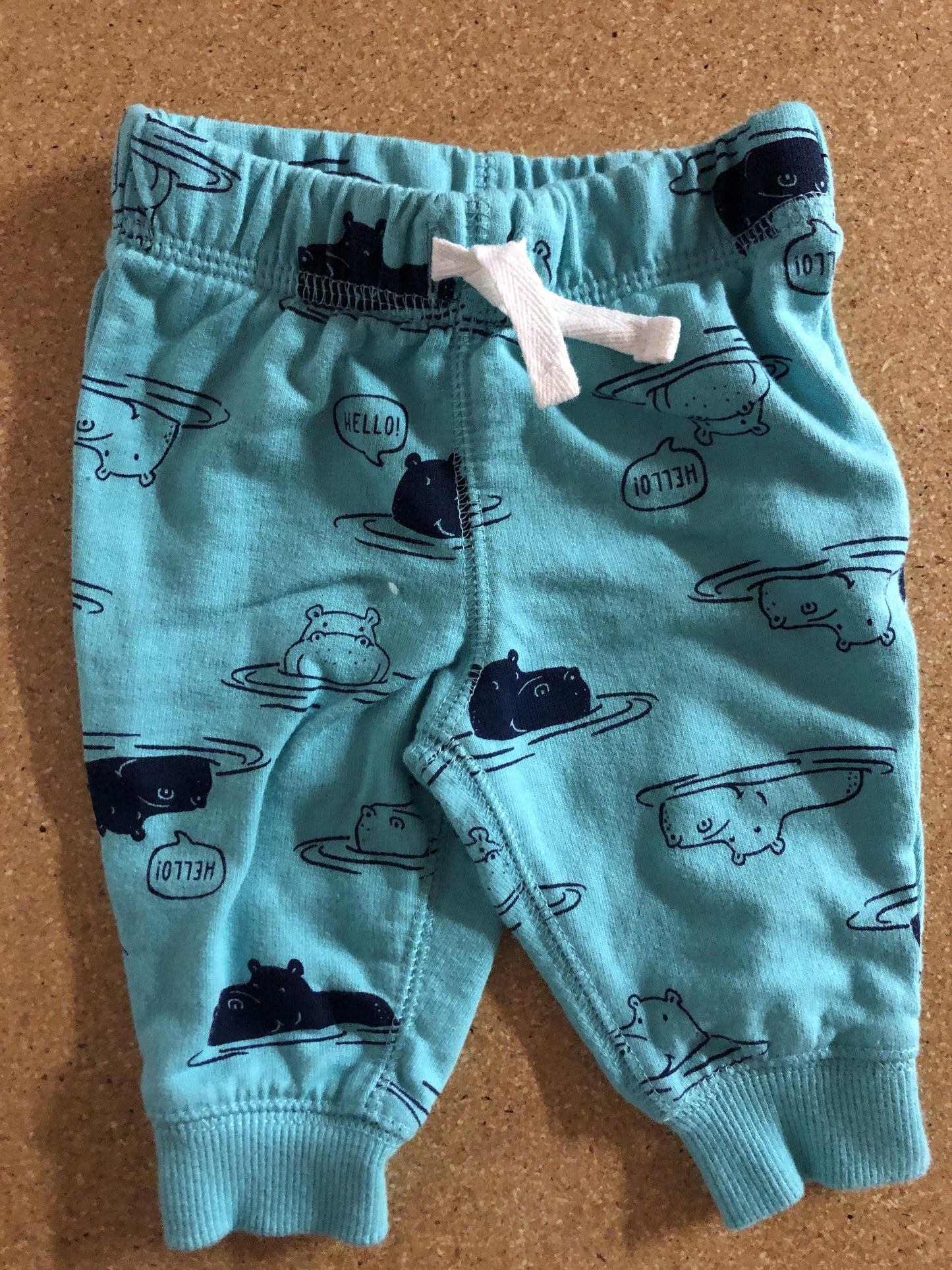 Carters Boys Turquoise Pants Size: 3 months Turquoise