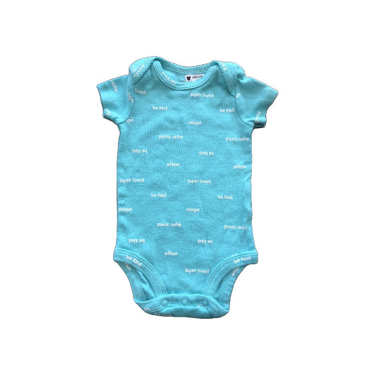 Carters Girls Turquoise Onesie Size: 3 months Turquoise
