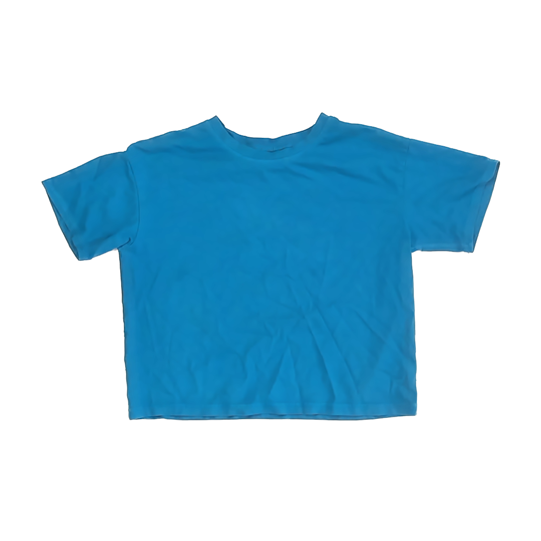 Hanna Andersson Girls Turquoise T-Shirt Size: 12 Years Turquoise