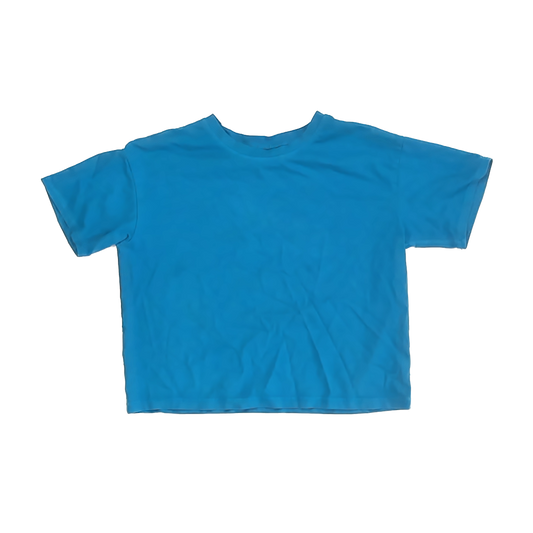 Hanna Andersson Girls Turquoise T-Shirt Size: 12 Years Turquoise